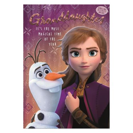 Granddaughter Disney Frozen Christmas Card £2.65